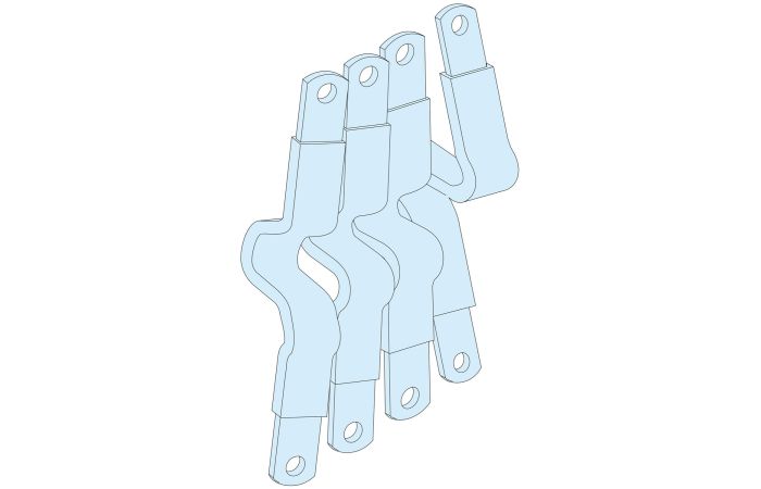Połączenie pionowe przewodu szynowego NS-INS250 PSet | LVS04065 Schneider Electric