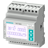 Miernik SENTRON, 7KT PAC1600, LCD, L-L: 400 V, L-N: 230 V, 5 A, 3-fazowy | 7KT1662 Siemens
