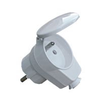 Wtyczka gniazdo IP44 AWA-WGB, biała | 51.35 Elektro-Plast Opatówek