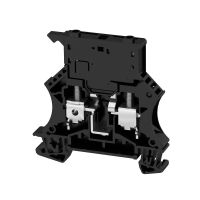 Złączka szynowa z bezpiecznikiem, śrubowa, czarna WSI 6 SW | 1011010000 Weidmuller