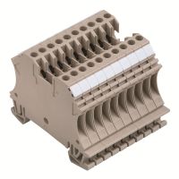 Złączka szeregowa WDU 2.5/10 BEZ/NE | 1020800000 Weidmuller