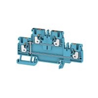 Złączka szynowa przelotowa A2T 2.5 VL BL , PUSH IN, niebieska | 1547660000 Weidmuller