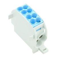 Złączka szynowa przelotowa WPD 101 2X25/2X16 BL | 1560670000 Weidmuller