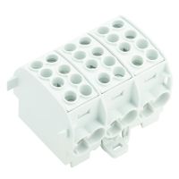 Złączka szynowa przelotowa WPD 302 2X35/2X25 3XGY | 1561740000 Weidmuller