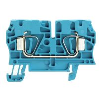 Złączka samozaciskowa ZDU 4 BL przelotowa sprężynowa, niebieska | 1632060000 Weidmuller