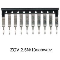 Złączka szynowa poprzeczna / mostek ZQV 2.5N/10 SW | 1718160000 Weidmuller