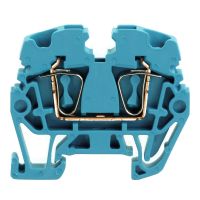 Złączka szynowa przelotowa ZDUA 2.5-2 BL przelotowa sprężynowa, niebieska | 1720930000 Weidmuller