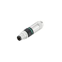 Złącze wtykowe metalowe, SAIS-3-IDC M8 SMALL, męskie proste, M8, 3P | 1784040001 Weidmuller