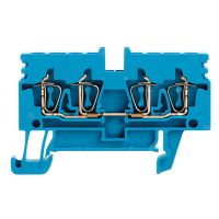 Złączka szynowa przelotowa ZDU 2.5N/4AN BL | 1933750000 Weidmuller