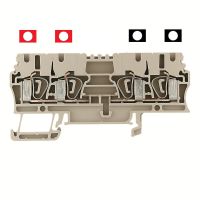 Złączka szynowa przelotowa ZDU 2.5/2X2AN BED SW RT | 1962810000 Weidmuller