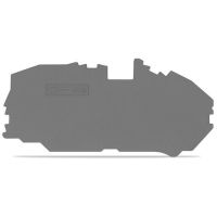 Ścianka końcowa/wewnętrzna, 1mm, szara | 2016-7691 Wago