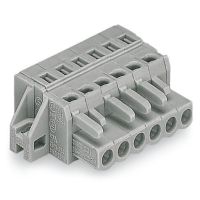 Gniazdo 1-przewodowe, szare | 231-110/031-000 Wago
