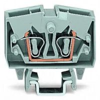 Złączka 2-przewodowa 2,5mm2 przelotowa, mini, szara | 264-701 Wago