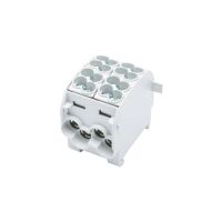 SCB 25-2 Blok rozdzielczy - odgałęźny Al/Cu 80120 SIMBLOCK szary | 81505002 Simet