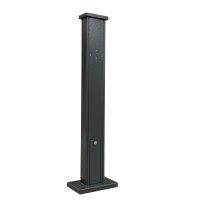 Słupek do stacji ładowania EV AC 1520 x 100 x 200 mm dla jednej lub dwóch stacji RAL 7021 | MEV001N7021STD Morek