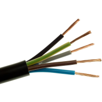 Przewód warsztatowy H05VV-F (OWY) 5x0,75 500V żo czarny /100m/  KRĄŻEK | 5907702817026 EK Elektrokabel