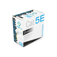 Kabel U/UTP kat.5e PE 4PR zewnętrzny żelowany ALANTEC (305m) KRĄŻEK | KIU5OUTZ305 A-Lan Technologie