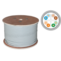 Kabel FTP kat.6 PVC 4PR Eca 305m Q-LANTEC KRĄŻEK | KIF6PVC305Q A-Lan Technologie