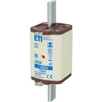 Wkładka bezpiecznikowa (topikowa) NH1/I 200A gG 400V zwłoczna / Zaczepy izolowane | 004194117 Eti