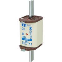Wkładka bezpiecznikowa (topikowa) NH2C/I 200A gG 400V zwłoczna / Zaczepy izolowane | 004195117 Eti