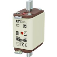 Wkładka bezpiecznikowa (topikowa) NH00/I 50A gG 690V zwłoczna / Zaczepy izolowane | 004192311 Eti