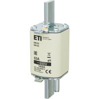 Wkładka bezpiecznikowa (topikowa) NH1/K 63A gG 690V zwłoczna / Z wybijakiem | 004113340 Eti