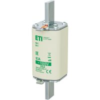 Wkładka bezpiecznikowa (topikowa) NH1/85 63A aM 1000V silnikowa | 004184433 Eti