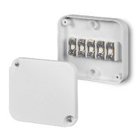 Puszka n/t 89x79x25 5x2,5mm2 IP20, biała EP-LUX | 0225-00 Elektro-Plast Nasielsk