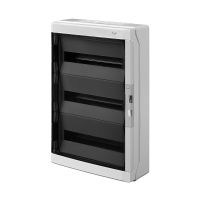 Rozdzielnica n/t RN 3/54 (N+PE) IP65 RAL7035+drzwi transparentne 432x638x160mm, Galant Plus | 1608-01 Elektro-Plast Nasielsk
