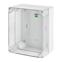 Puszka n/t 313x253x165, IP65 RAL7035, szara/transparentna, Industrial | 2724-01 Elektro-Plast Nasielsk