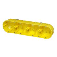 Puszka p/t PK-4x60 GK BH SMG żółty | 0235-0N Elektro-Plast Nasielsk