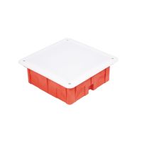 Puszka p/t instalacyjna 185x185x70, IP40, ceglasta RAL2012 INSTALL-BOX | 0264-01 Elektro-Plast Nasielsk