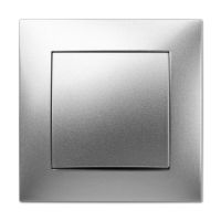 Łącznik p/t krzyżowy B/R, IP20, srebrny, Carla | 1715-16 Elektro-Plast Nasielsk