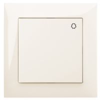 Łącznik p/t zwierny "światło" B/R, IP20, grafitowy, Carla | 1713-18 Elektro-Plast Nasielsk