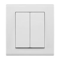 Łącznik p/t podwójny schodowy B/R, IP20, grafitowy, Carla | 1718-18 Elektro-Plast Nasielsk
