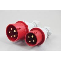 Wtyczka siłowa 32A,5p,IVN 3253 IP-44 LEADER | 018.4 Elektroplast Stróża