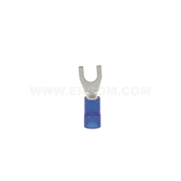 Końcówka widełkowa izolowana KWI 2,5/4 PC przekrój: 2,5mm2, otwór pod śrubę M4 (opak 100szt) | E09KO-02030301100 Ergom