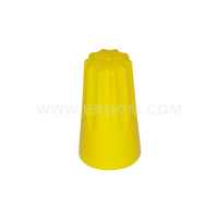 Złączki skrętne typ ZS - ZS 4 MM (ŻÓŁTA) (100 SZT.) | E14KI-06020100311 Ergom