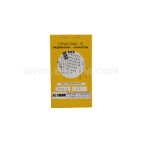 Oznaczniki samoprzylepne ZS D12/L3, białe (opak 1szt) | E04ZP-02030400700 Ergom
