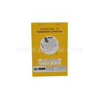 Oznaczniki samoprzylepne ZS D20/UZK, znaki (opak 1szt) | E04ZP-02030404200 Ergom