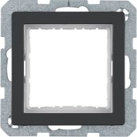Zestaw adaptacyjny do modułów 45x45mm, antracyt aksamit, lakierowany, Q.x | 14406086 Hager