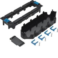 Puszka montażowa poczwórna 45x45mm PC-ABS czarny Tehalit.GB-EG | GTVR400 Hager