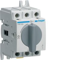 Modułowy rozłącznik izolacyjny obrotowy 3P 63A, rozmiar 1 | HAB306 Hager
