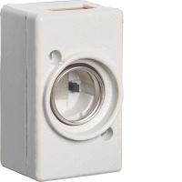 Gniazdo bezpiecznikowe ceramiczne DIII E33 1P 63A 500V na płytę zaciski pałąkowe 10mm2 | LE33KPS Hager