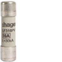 Wkładka bezpiecznikowa cylindryczna CH-10 10x38mm gPV 16A 1000VDC | LF316PV Hager
