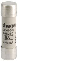 Wkładka bezpiecznikowa cylindryczna CH-14 14x51mm gG 8A 500VAC | LF408G Hager
