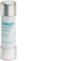 Wkładka bezpiecznikowa cylindryczna CH-14 14x51mm aM 32A 500VAC | LF432M Hager