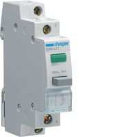 Przycisk sterowniczy 1NO LED zielona Ith=16A 230VAC | SVN411 Hager