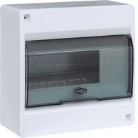 Rozdzielnica 1x8M n/t, IP40, drzwi transparentne, IC2 | VD108TP Hager