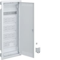 Rozdzielnica modułowa multimedialna podtynkowa 5x12 IP30, płyta montażowa, 1x szyna TH, Volta | VU60NWB Hager